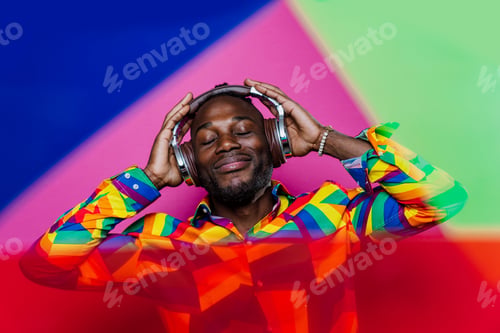 Preview: Artistic portrait with gel lights