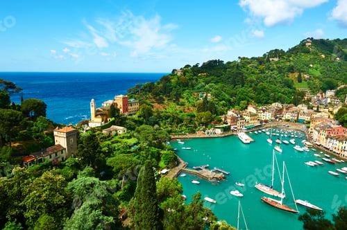 Preview: Portofino village on Ligurian coast, Italy