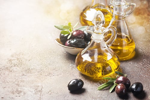 Preview: Olive oil and olive branch