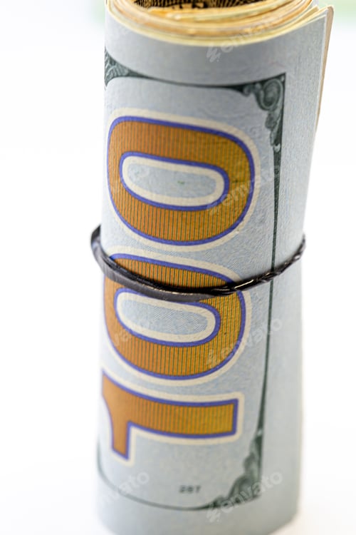 Preview: Roll of One Hundred Dollar Bills