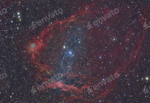 Preview: SH2-129 Flying Bat Nebula and OU4 Squid Nebula
