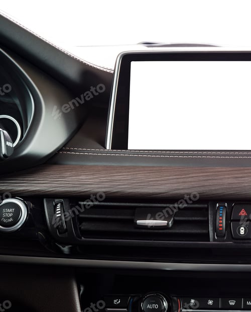Preview: Modern Luxury Car Interior Dashboard