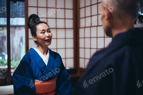 Preview: Senior couple lifestyle moments in a traditional japanese house