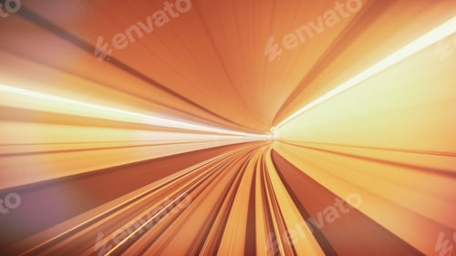 Preview: Monorail motion blur in Dubai, UAE. Dubai metro, abstract