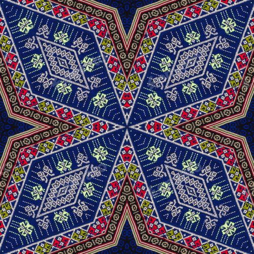 Preview: Colorful abstract kaleidoscope or endless pattern for background used.