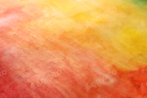 Preview: Watercolor Wash: Abstract Gradient of Reds, Oranges, and Yellows