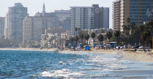 Preview: View of the city from beach