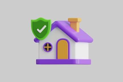 Preview: Home security shield icon