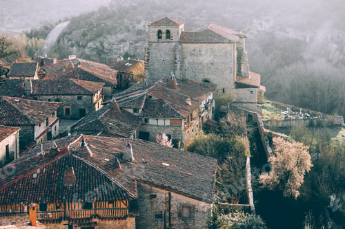 Preview: Medieval village of Calatanazor in Soria, Castilla y Leon, Spain