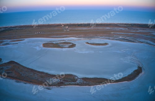 Preview: Sandy swamp near a beautiful lake