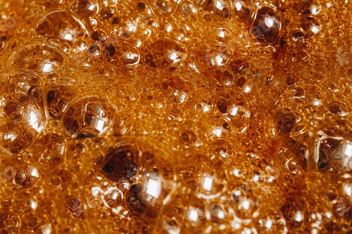 Preview: Preparation of sugar candies at home.A taste of our childhood.Background, sugar bubbles Texture