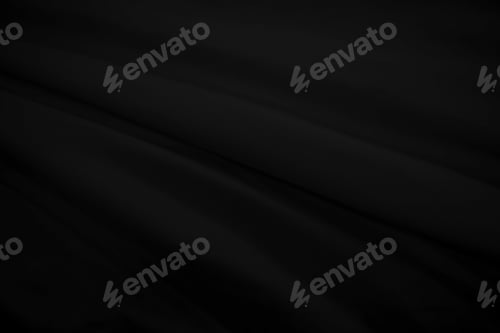 Preview: Abstract background wave of black cloth, wave pattern of fabric.