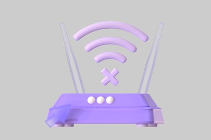 Preview: A Wi-Fi router with a distinctive design.