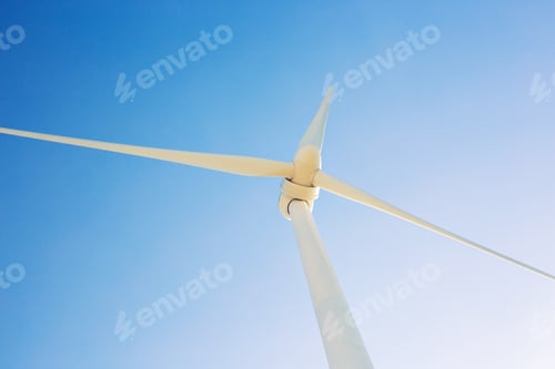 Preview: Powerful and ecological energy concept - Windmill for electric power production
