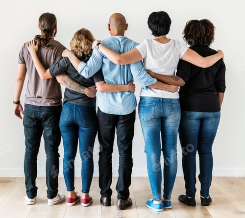 Preview: Diverse people with teamwork concept