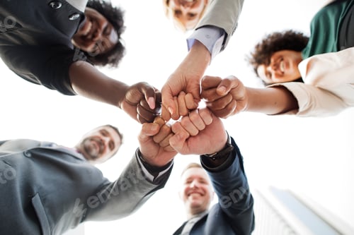 Preview: Successful and happy business team