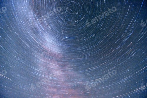 Preview: fantastic winter meteor shower and the snow-capped mountains.