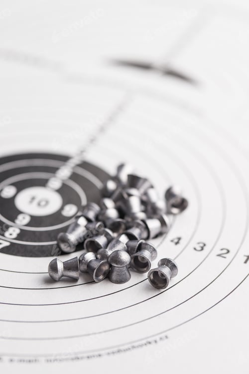 Preview: Lead airgun pellets.