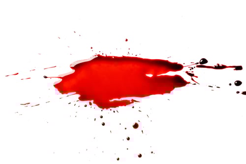 Preview: Dramatic Red Splatter on a White Surface