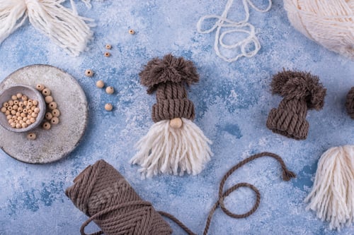 Preview: Hand made Scandinavian nisse. Christmas craft
