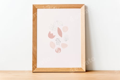 Preview: Doodle elements in a picture frame