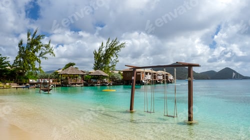 Preview: Luxury resort at Saint Lucia Caribbean, Sandal resort St Lucia