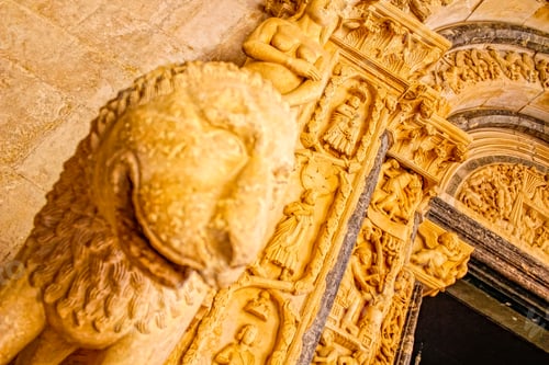 Preview: Beautiful sculpture in the church of Trogir in Croatia