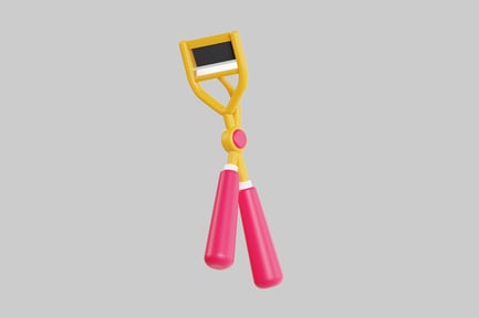Preview: Pink handle eyelash curler tool