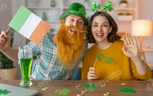 Preview: couple celebrating St. Patrick's Day
