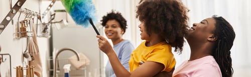 Preview: Creating joyful memories as a loving family bonds through playful chores at home