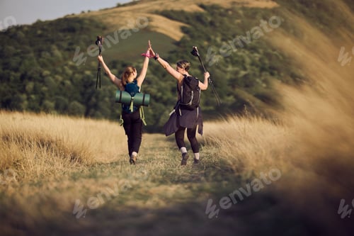 Preview: Mother And Daughter Getting On Top Of The Mountain