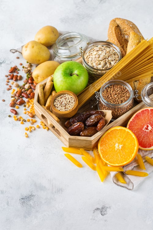 Preview: Gluten free food, healthy eating dieting concept