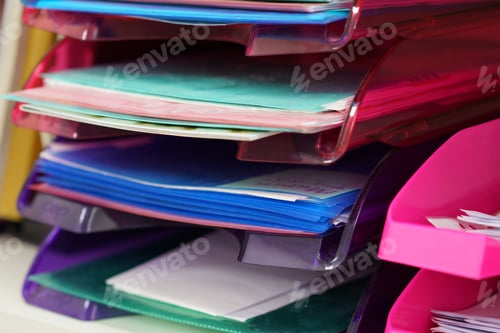 Preview: stationery items in the office