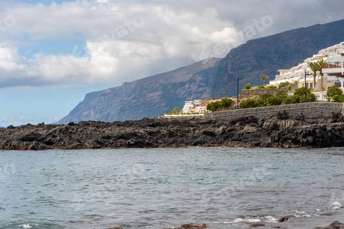 Preview: Rocky coast of Tenerife island in Los Gigantes town