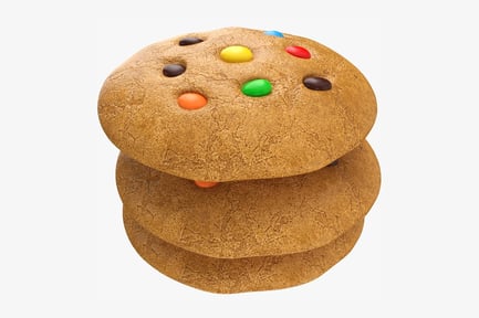 Preview: Stacked Cookies with Colorful Candies