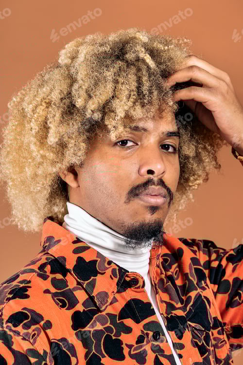 Preview: Urban Afro Man Portrait