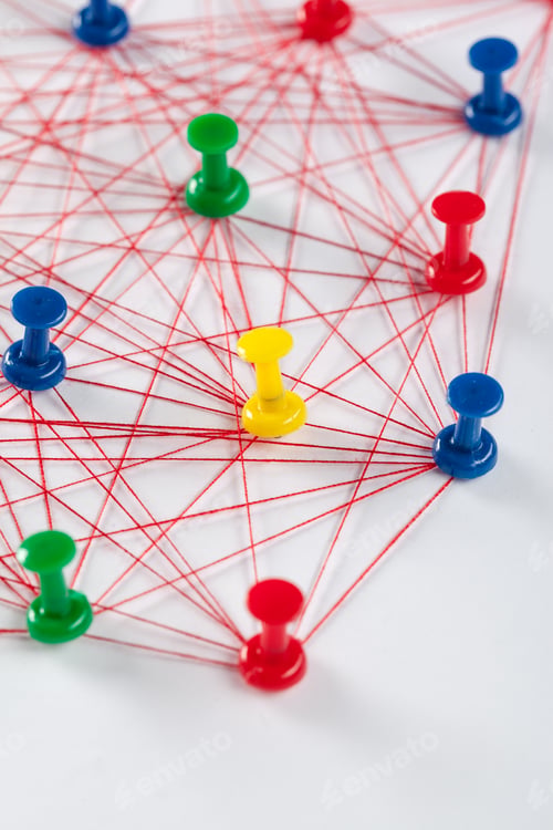 Preview: Network with pins