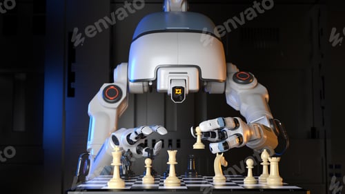 Preview: Robot playing a game of chess
