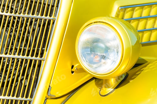Preview: car grille and headlight