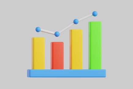 Vista previa: Gráfico de barras de dibujos animados simple