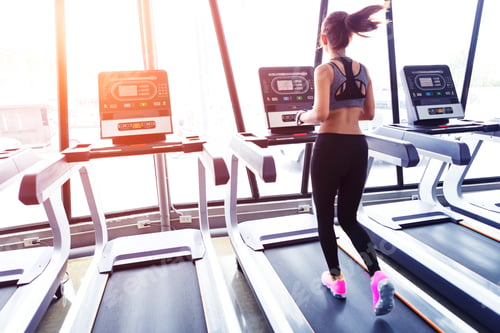 Preview: Running on treadmill.