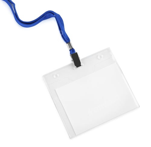 Preview: Blank badge on white background. Mockup for design