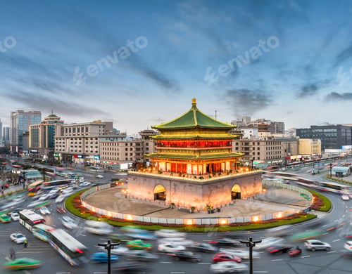 Preview: china xian in nightfall