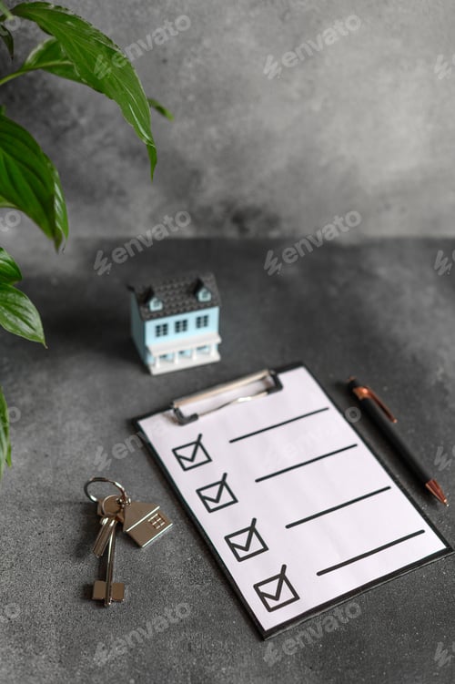 Preview: Conceptual background for real estate, buying, selling a home or commercial space. Real estate