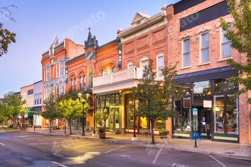Preview: Provo, Utah, USA downtown on Center Street