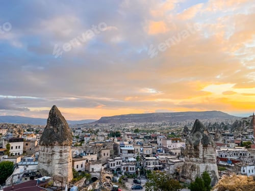 Preview: Cappadocia underground city inside the rocks, the old city of stone pillars.