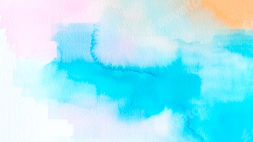Preview: Watercolor Wash of Pastel Tones on Paper
