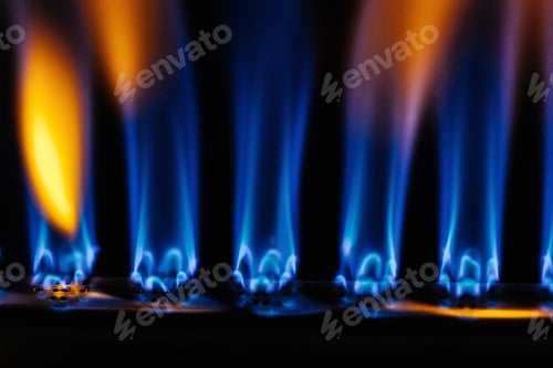 Preview: Fire of a heater