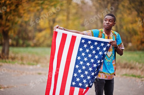 Preview: With USA flag