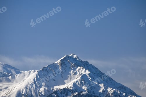 Preview: Snow covered mountains, Tian Shan, large system of mountain ranges in Central Asia